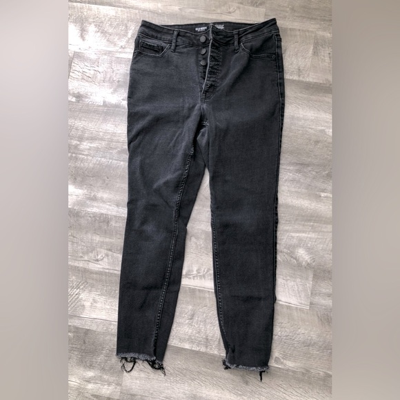 Old Navy Denim - Old Navy Extra High Rise Super Skinny Secret Smooth Pockets 360 Stretch Black